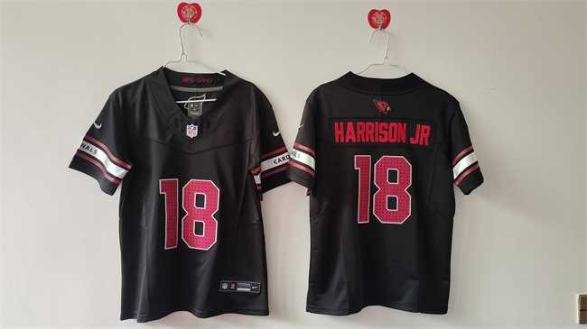 Youth Arizona Cardinals #18 Marvin Harrison Jr Black 2024 Draft F.U.S.E Vapor Untouchable Limited Stitched Jersey->cincinnati bengals->NFL Jersey